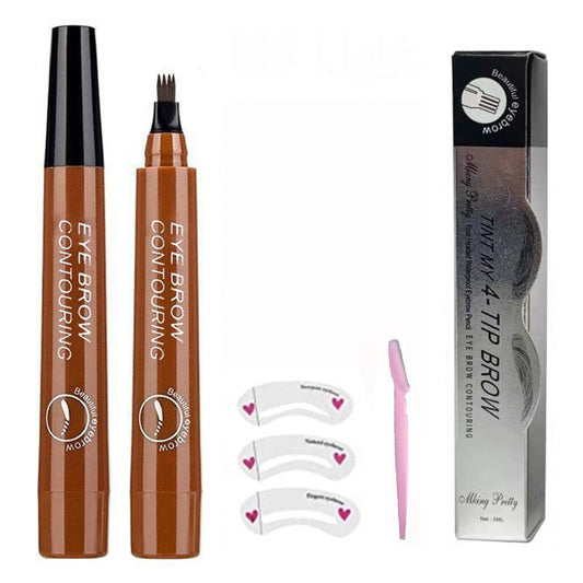 Eyebrow Pen Aiyi Tint My 4 Tip Brow Eyebrown Pen Brown