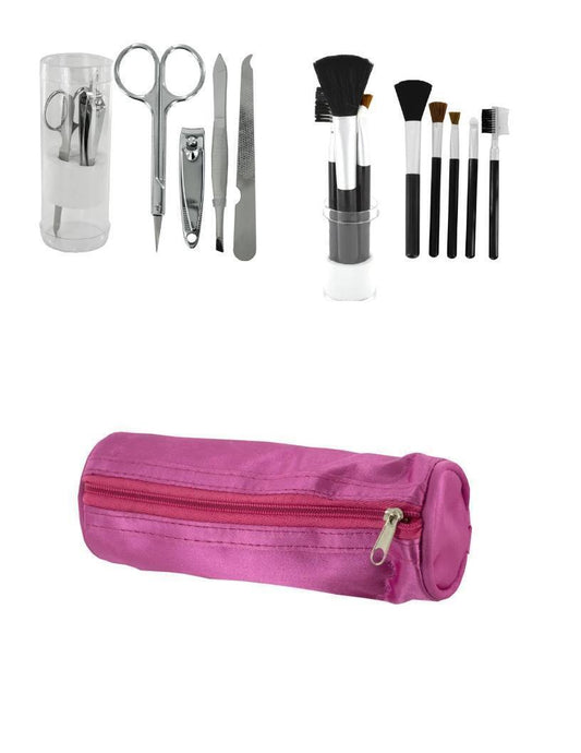Cosmetic Brush Set 11-Pc Cosmetic Brush and Tool Set