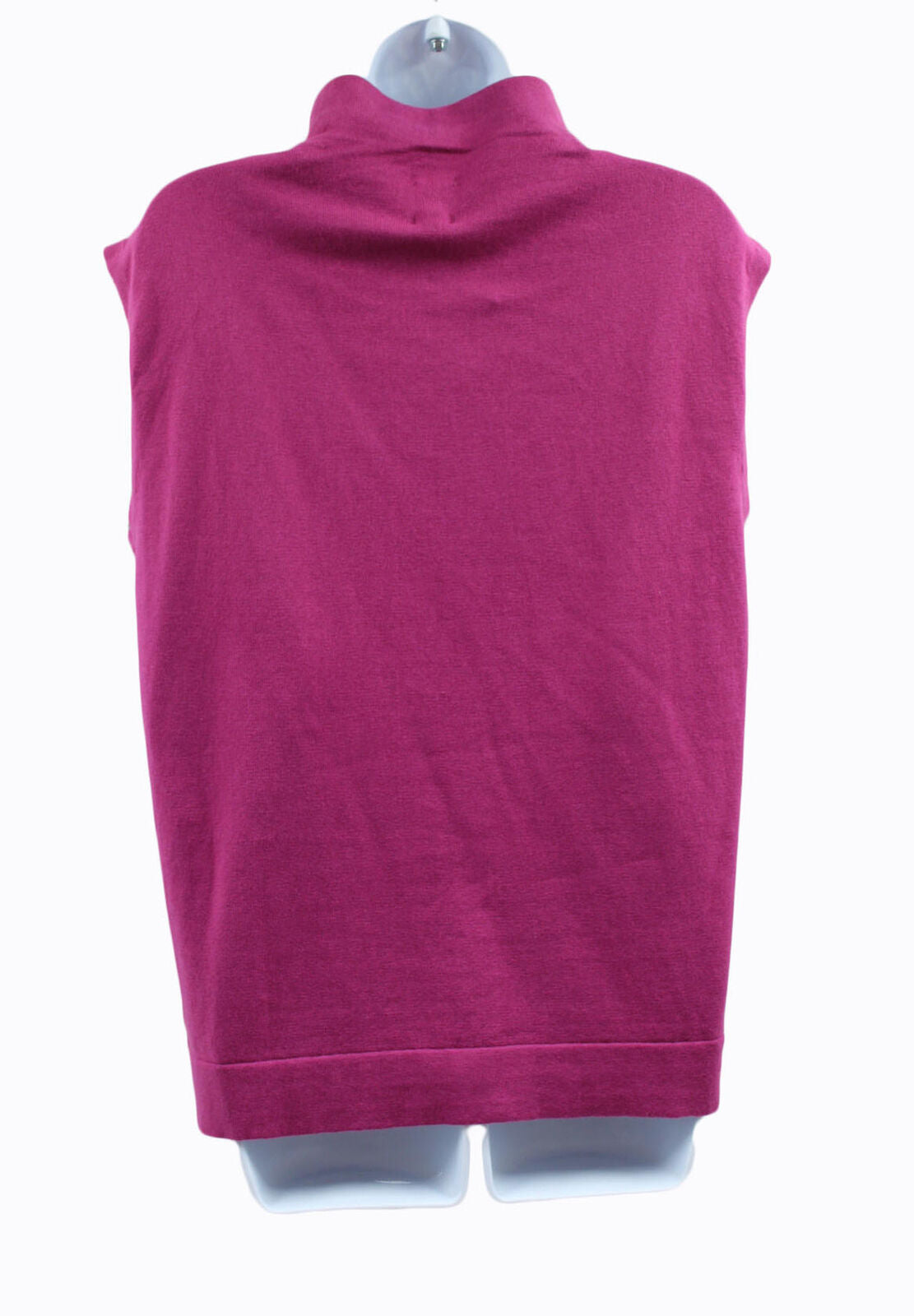 Women Sweater Anne Klein Funnel Neck Sleeveless Tank Top Sweater Size M Pink