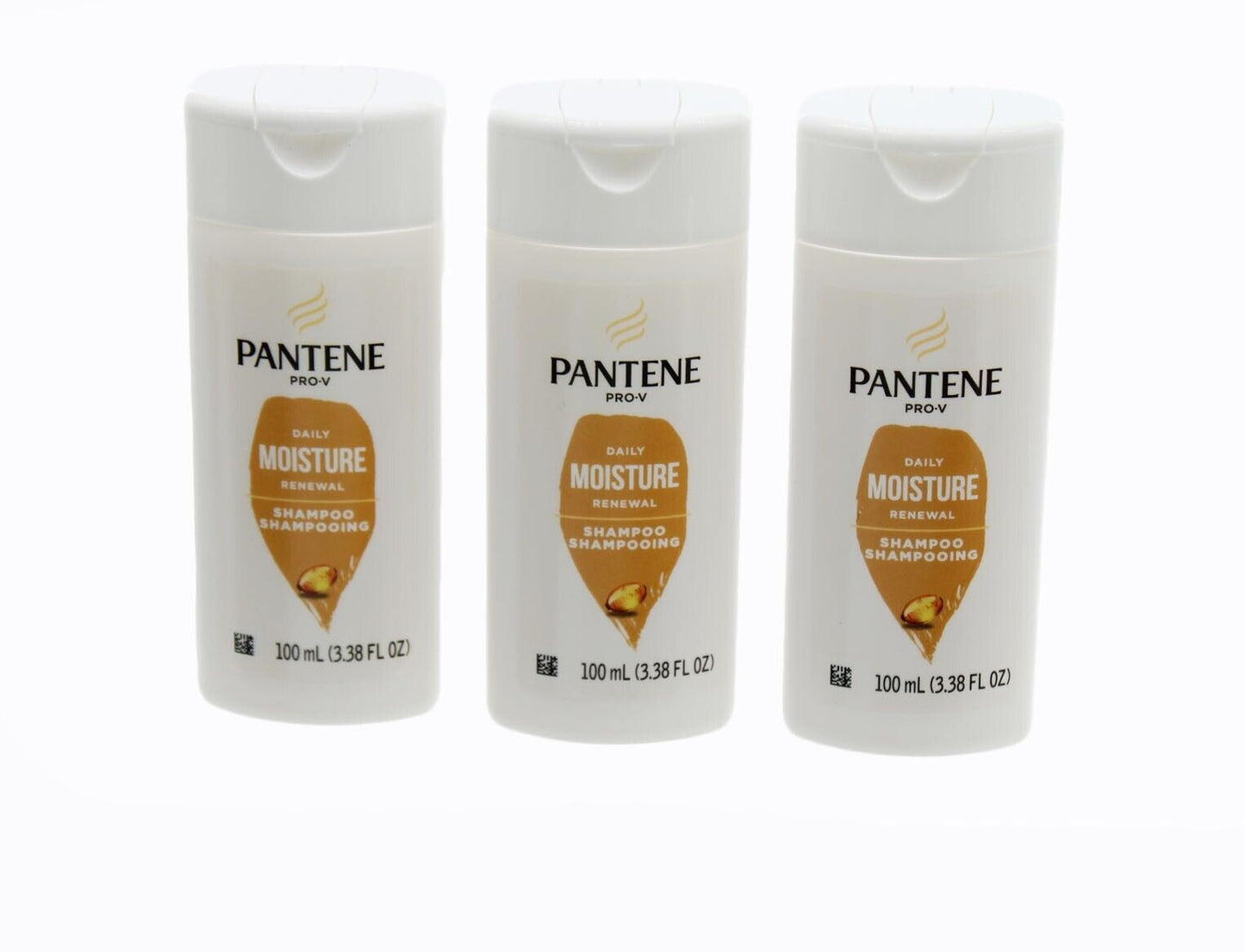 Shampoo Pantene Daily Moisture Shampoo Travel Size - 3.38  Oz 3 Bottles