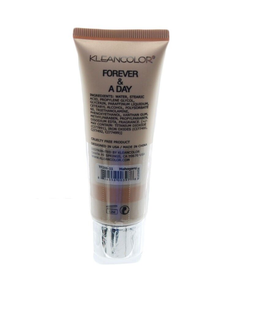 Foundation KLEANCOLOR Forever & A Day Matte Full Coverage Mahogany