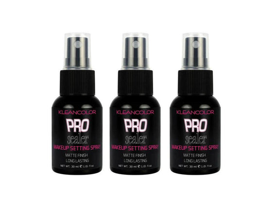 Setting Spray KleanColor Pro Sealer Makeup Setting Spray Matte Finish 3 pcs