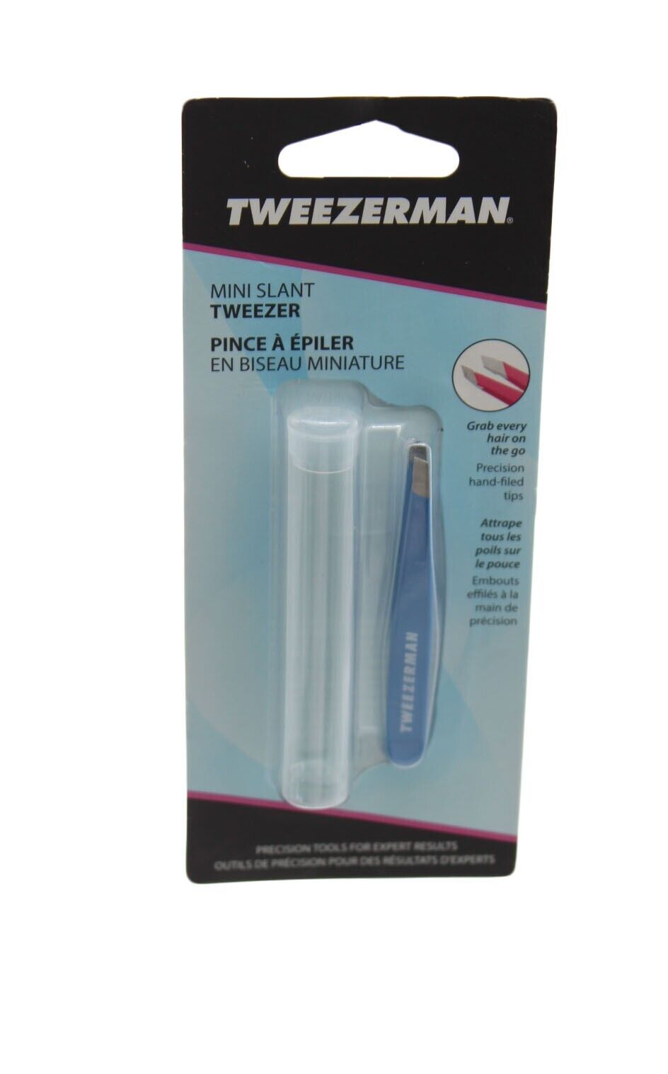 Tweezer Tweezerman Mini Slant Tweezer Blue