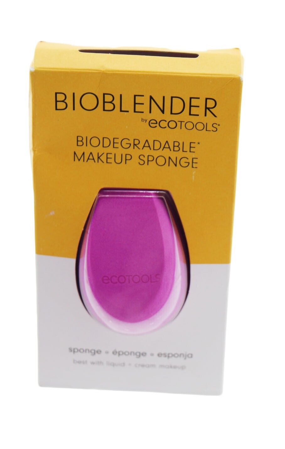 Makeup Sponge Bioblender  100% Biodegradable Purple Best With Liquid