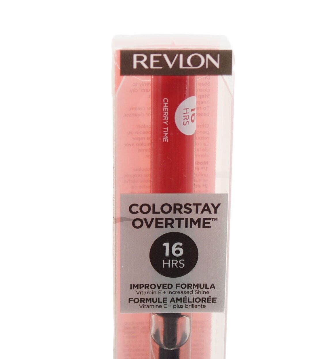 Lipgloss Revlon ColorStay Overtime Lipcolor Dual Ended #580 Cherry Time