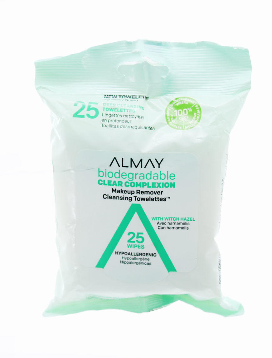 Makeup Remover Almay Clear Complexion Biodegradable Makeup Remover Towelettes 25 Each