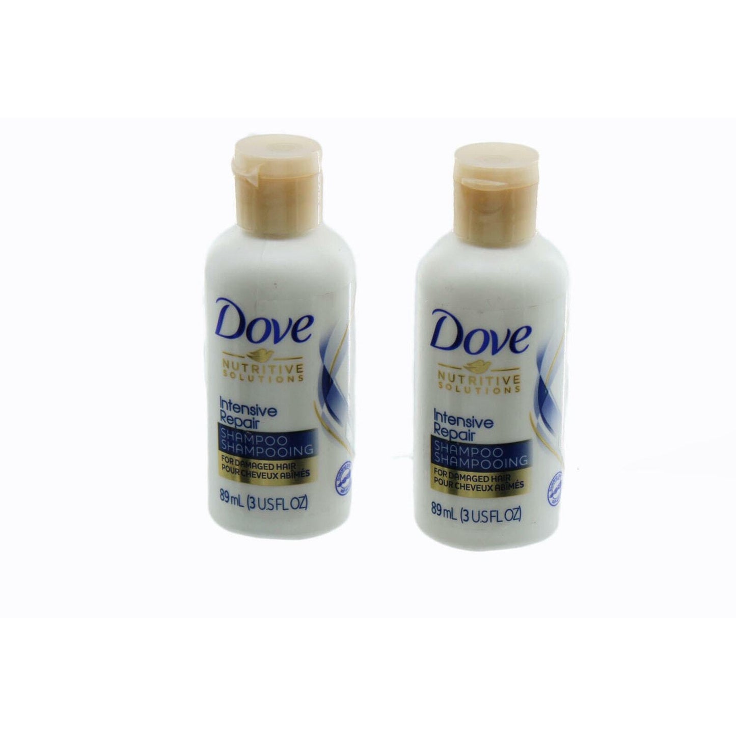 Shampoo Dove Beauty Intensive Repair Shampoo Travel Size - 3 fl oz 2 Bottles