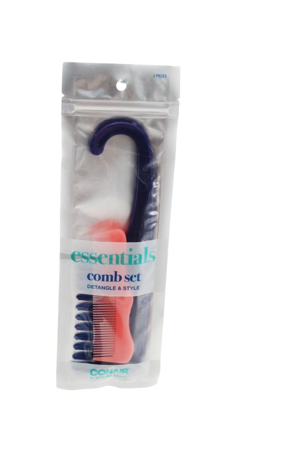 Comb Set Conair Essentials Comb Set Detangle & Style Navy/Peach 93380T20