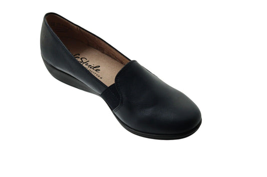 Women Shoes Lifestride Velocity Isabelle Loafers Size 7W Navy