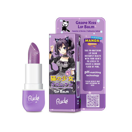 Lip Balm RUDE Manga Sparkle Lip Balm Grape Kiss