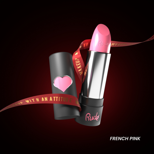 Lipstick RUDE Hydro Shine Moisturizing Lipstick French Pink 0.13 oz