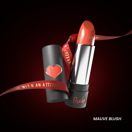 Lipstick RUDE Hydro Shine Moisturizing Lipstick Mauve Blush 0.13 oz