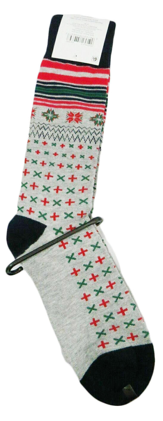 Men's Socks Alfani Spectrum Colored Snowflakes Design Socks Size 10-13