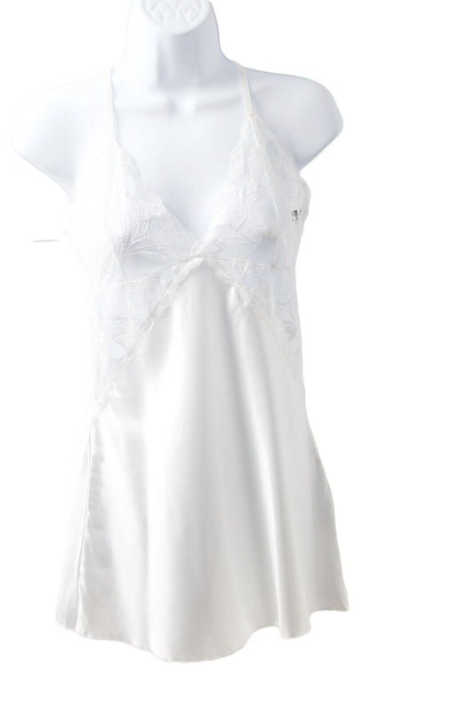 Women Nighgown Avidlove Women Satin Lace Chemise Nightgown Size M Ivory