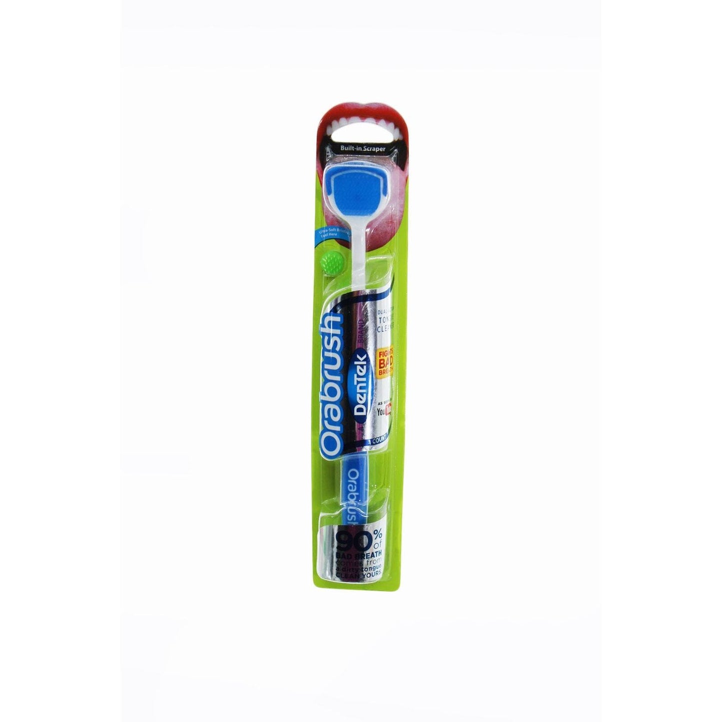 Tongue Cleaner Orabrush Fresh Breath Tongue Cleaner   1 Count