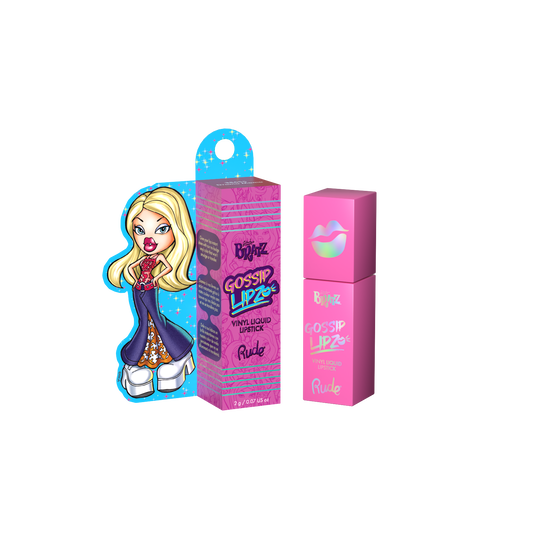 RUDE Bratz Gossip Lipz Vinyl Liquid Lipstick Drama Mama 0.07 oz