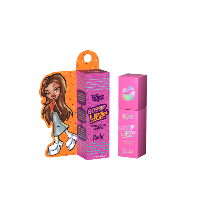 RUDE Bratz Gossip Lipz Vinyl Liquid Lipstick Loose Lipz  0.07 oz