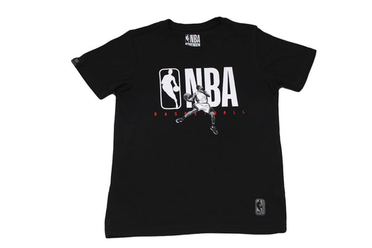 Big Boys Black Short Sleeve T-Shirt Size M 10-12 by NBA-Preowned