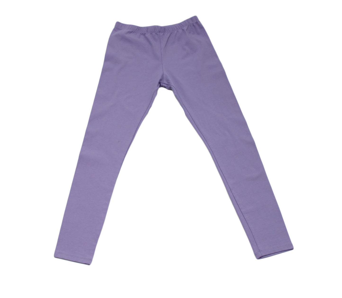 Big Girls Slim Fit Purple Cotton Leggings  Size XL-Preowned