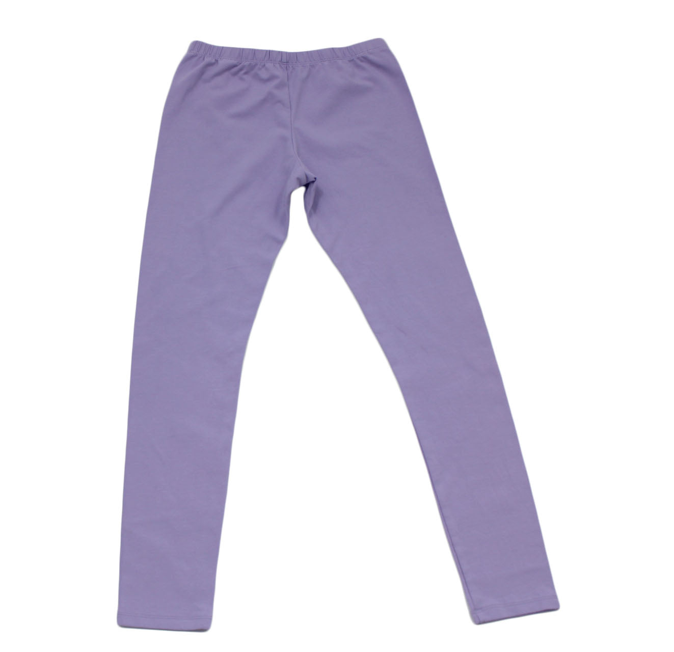 Big Girls Slim Fit Purple Cotton Leggings  Size XL-Preowned