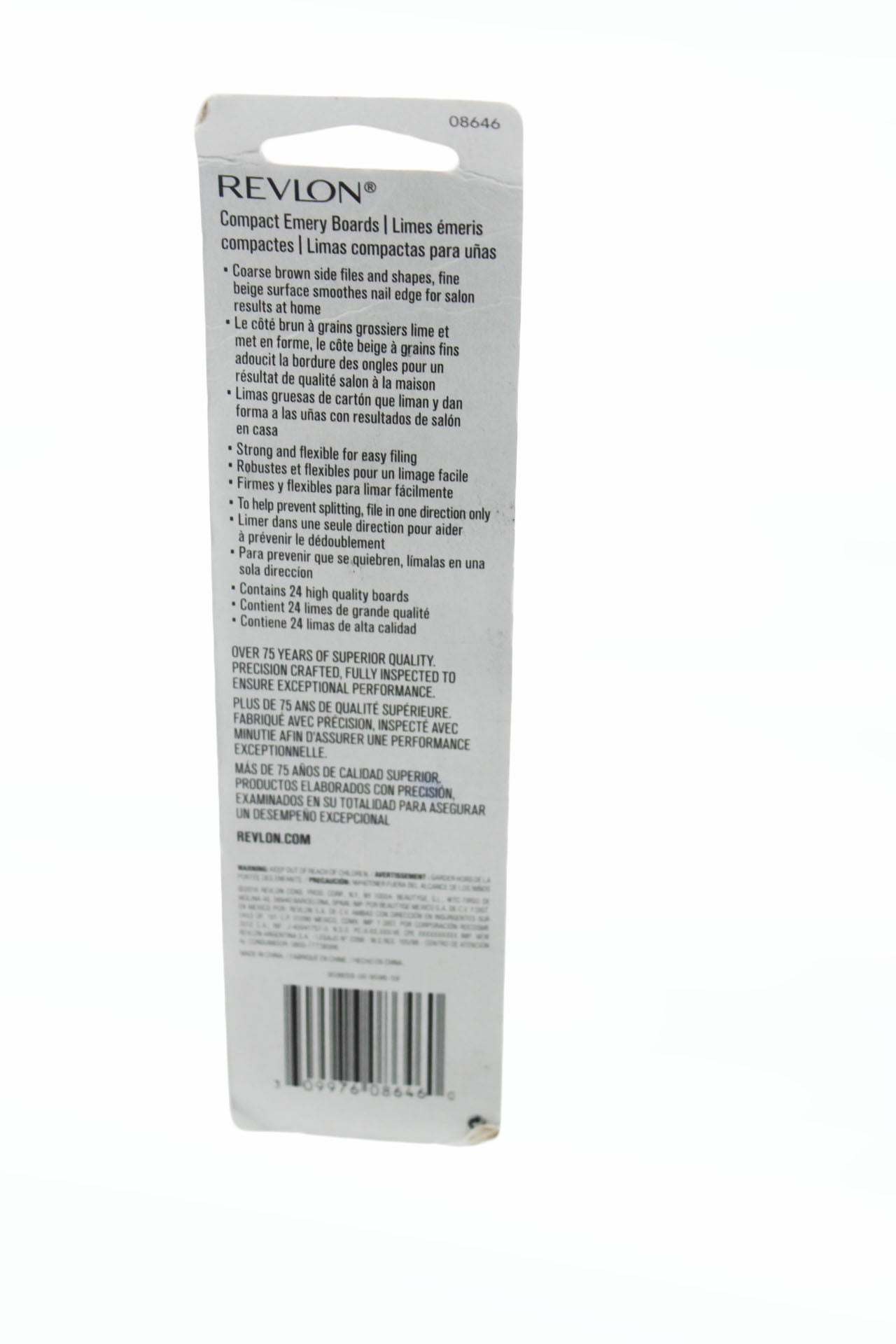 Nail File Revlon Compact Emery Boards 24 Count