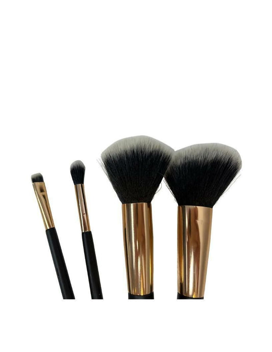 Makeup Brush Set LA LA Merry Glow Round 4pc Make Up Brushes Set