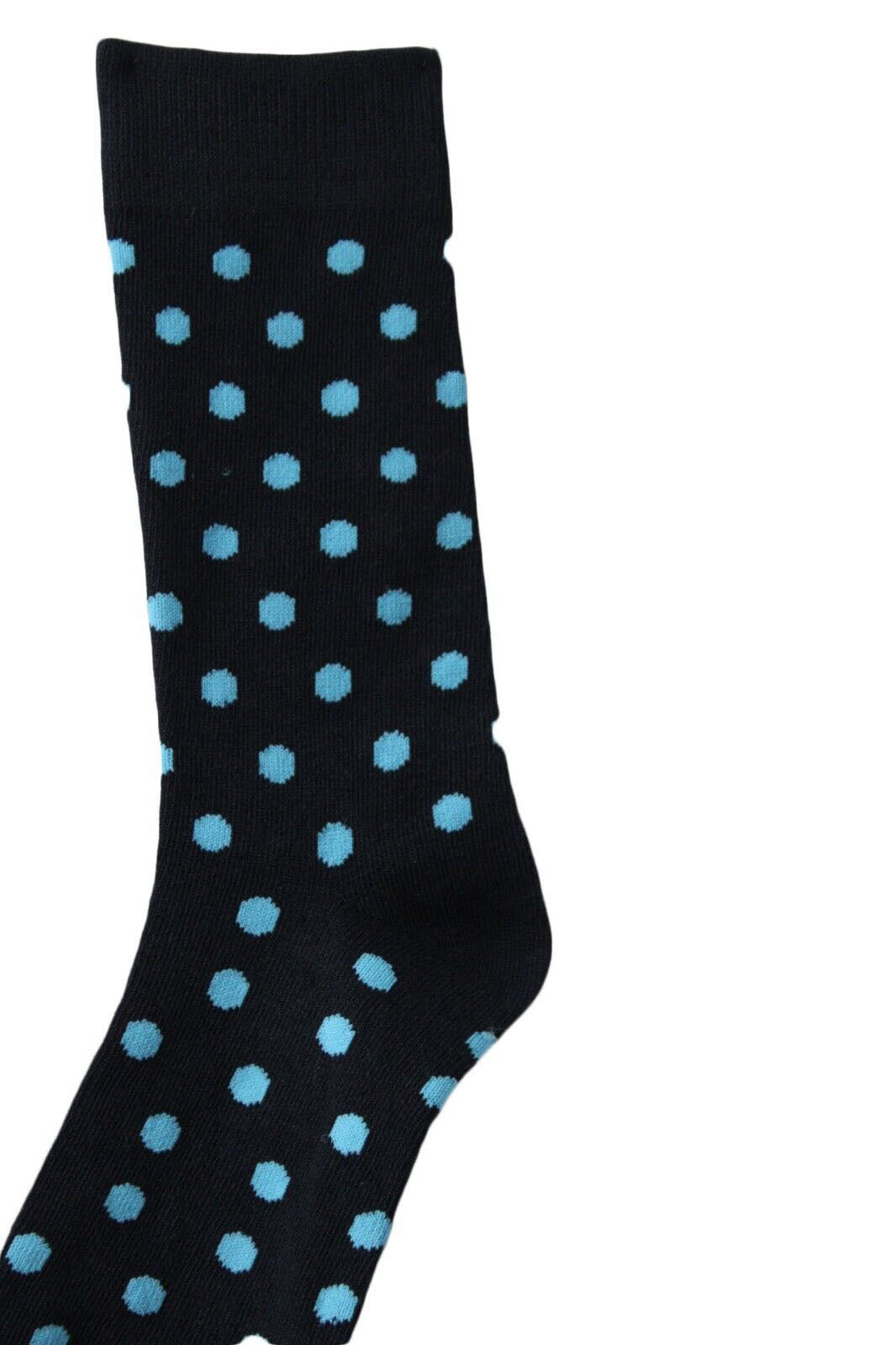 Men Socks West Loop Men's Adult Navy Polka Dot Dress Socks 6-12 Shoe Size