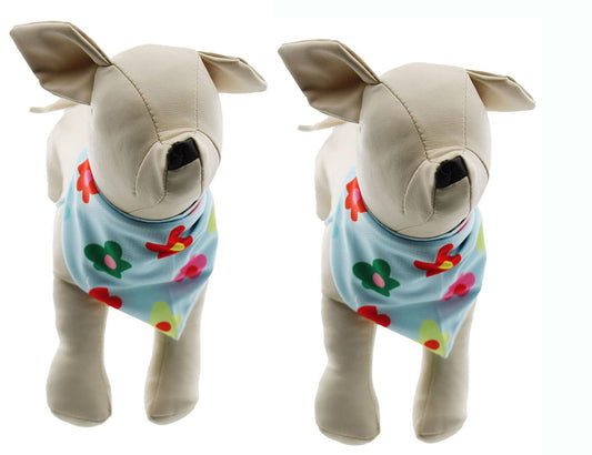 Dog Bandana Fresh Pawz Colorful Triangle Bibs Scarf Size Small