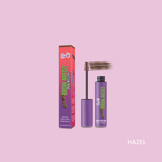 RUDE Ultimate Brow Artist Brow Mascara Hazel 0.118 fl oz