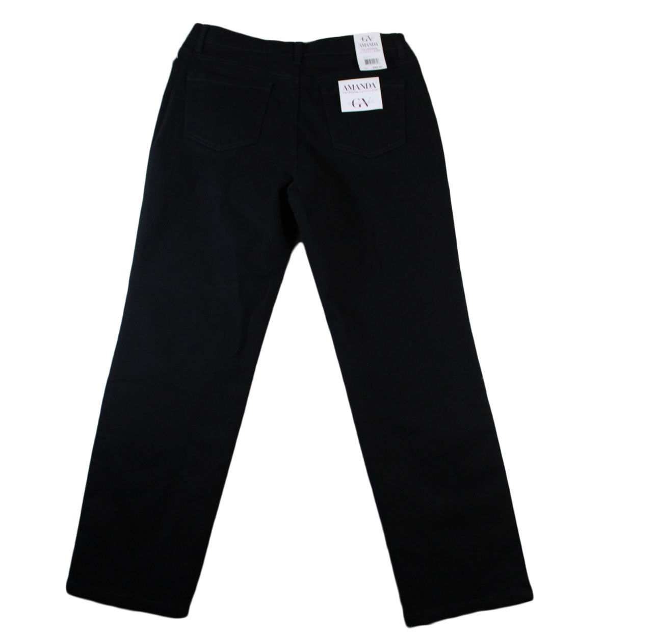 Women Jeans Gloria Vanderbilt Women's Amanda Classic Tapered Jean Black Size 14