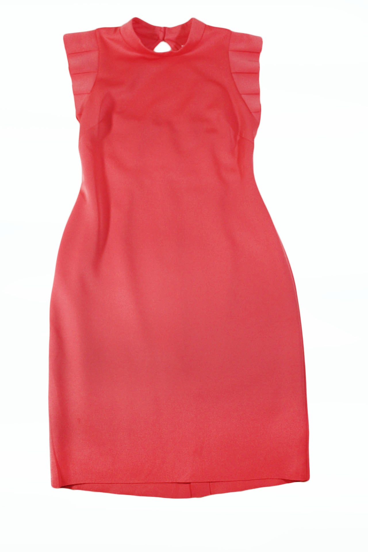 Women Dress Willow Green Women Short Sleeve Open Back Dress Size 12 Coral