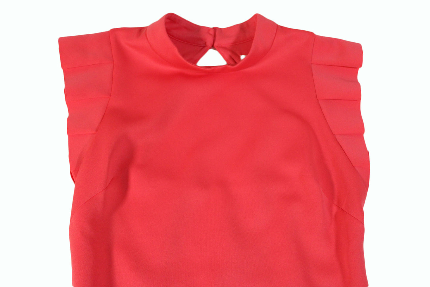 Women Dress Willow Green Women Short Sleeve Open Back Dress Size 12 Coral
