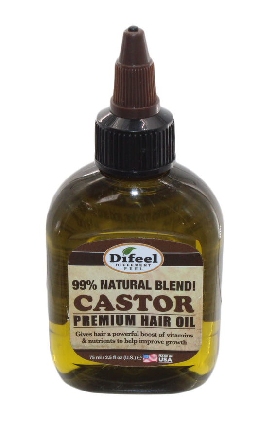 Castor Oil Difeel Castor Hair Oil - 2.5 fl oz