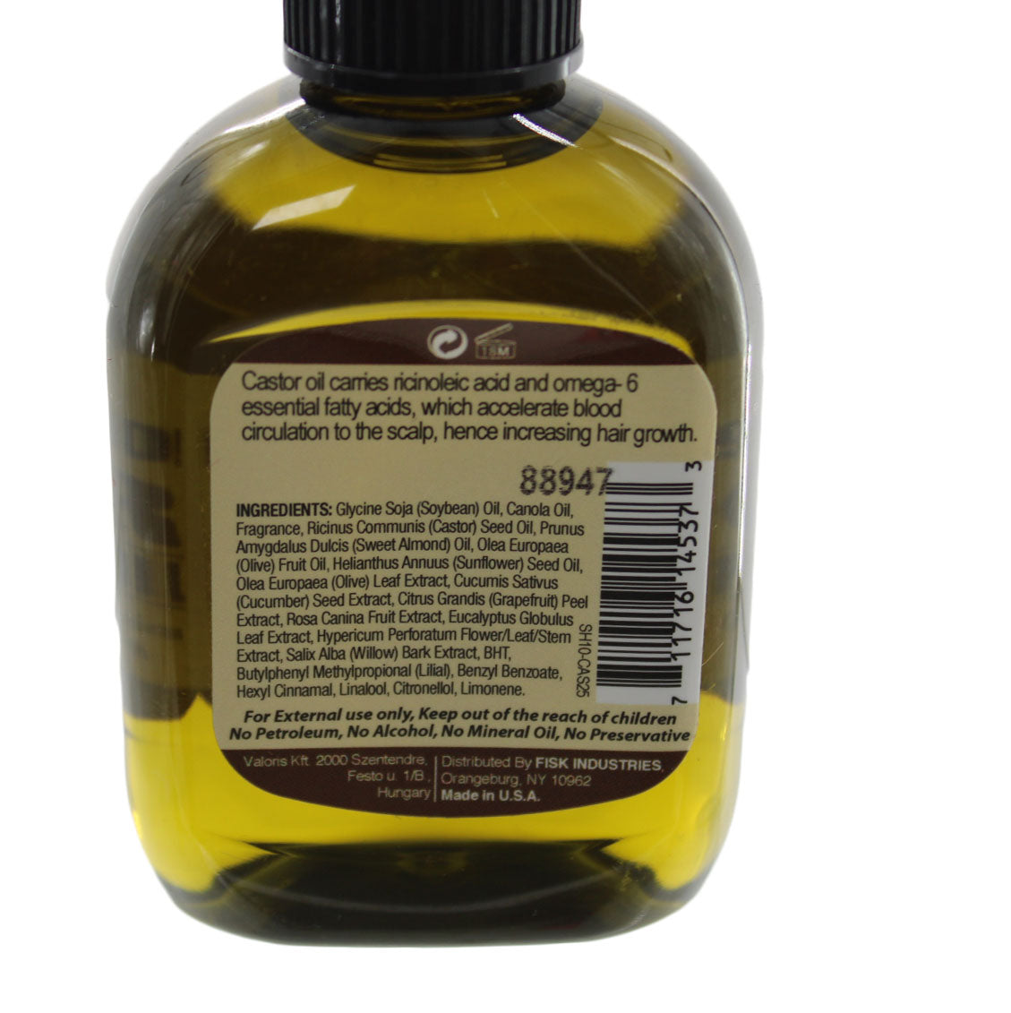 Castor Oil Difeel Castor Hair Oil - 2.5 fl oz