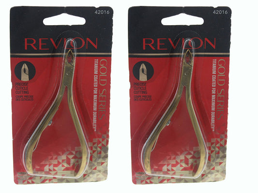 Cuticle Cutter Revlon Gold Series Cuticle Nipper 2 Pack