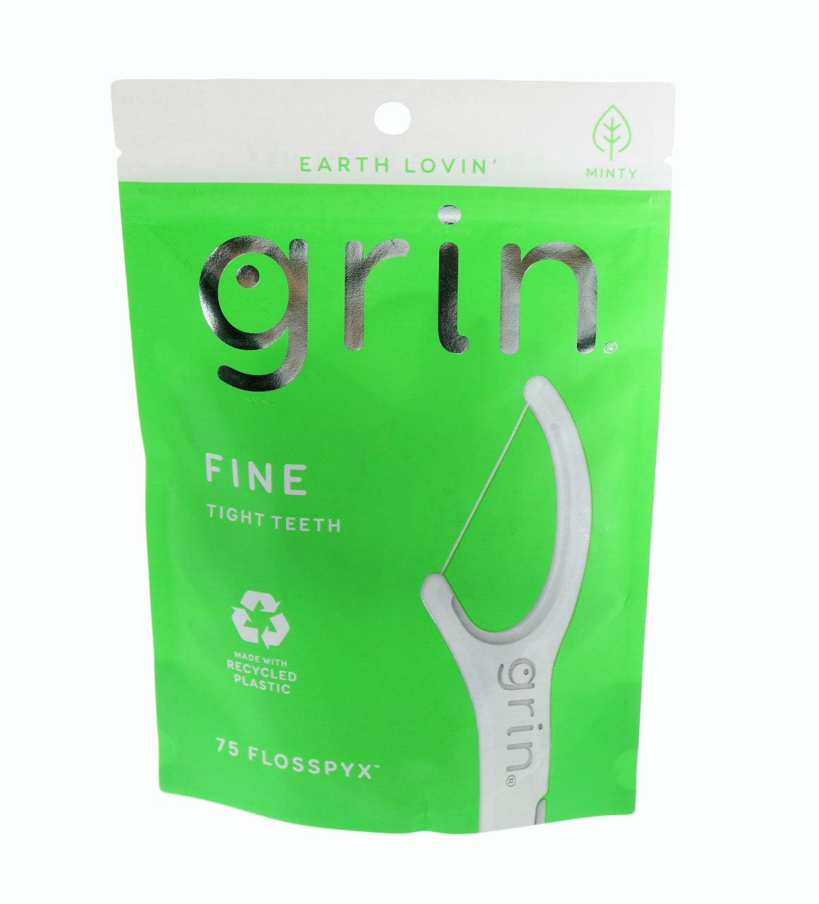 Dental Floss Grin Fine Flosspyx - 75 CT 2Pack