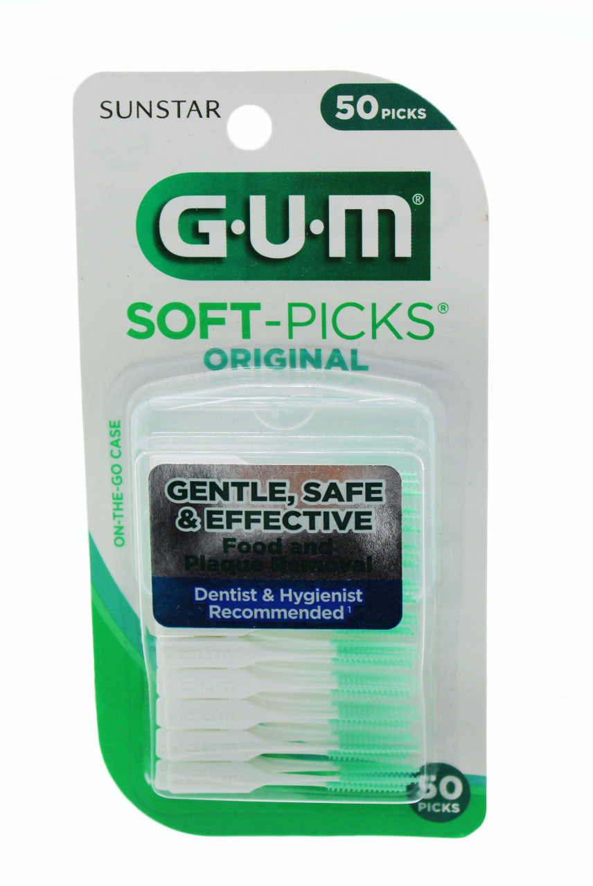 Dental Floss Gum Soft Picks - 50 Count 2 Pack
