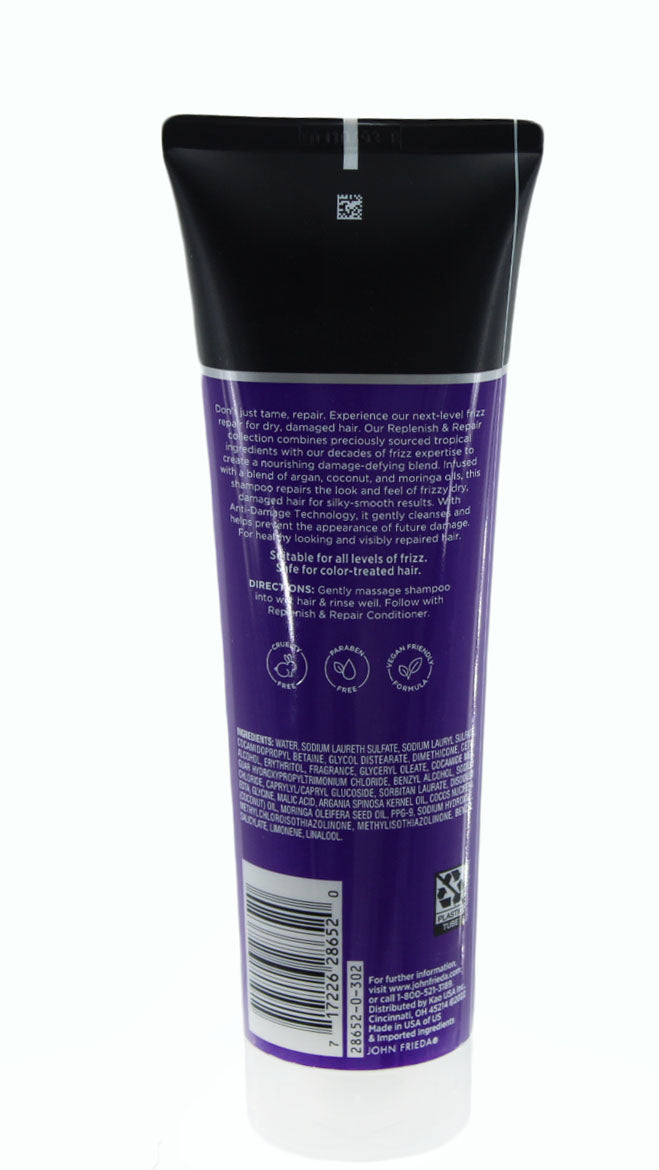Shampoo John Frieda Frizz Ease Replenish Repair Nourishing Shampoo 8.45 fl oz 3p
