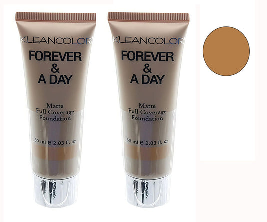 Foundation KLEANCOLOR Forever & A Day Matte Full Coverage Soft Cocoa 2 Pack