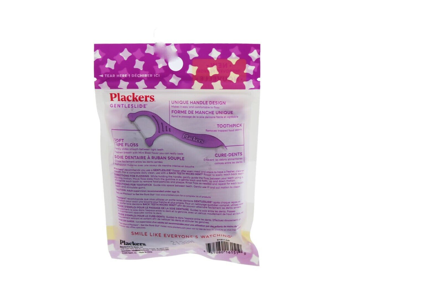 Dental Floss Plackers Gentleslide Dental Floss 35 Count Mint Blast